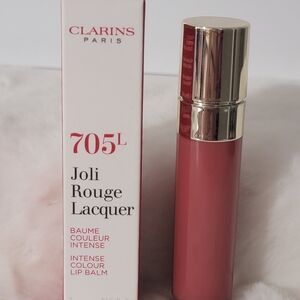 Clarins Joli Rouge Lacquer - Vibrant Pink Lip Balm